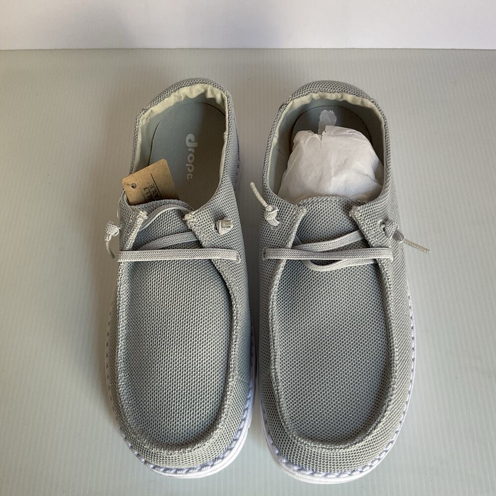 Drope Kate  Shoes Ice Grey Size 9M Men’s Lightweight Comfort Casual Loafers - Picture 5 of 11